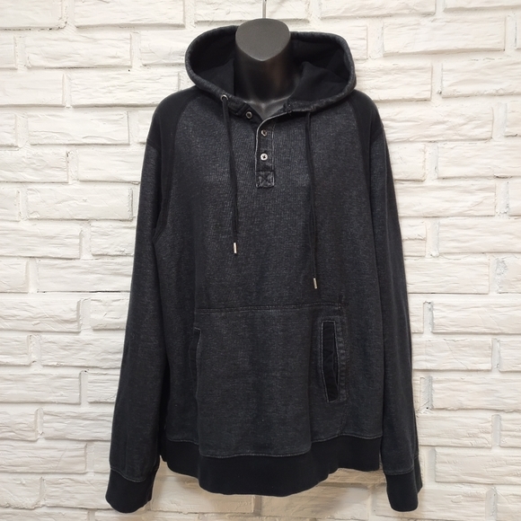 Rock & Republic Other - ♥️Rock & Republic Men's Black Grey Hoodie Size L